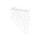 Sonneman SLS4237-W 40-Lights 120W Satin White Chandelier