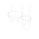 Sonneman SLS4243-W 10-Lights 249W Satin White Chandelier