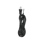 Satco 90-2210 Black 12' Heavy Duty Cord Set