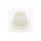 Satco 90-327 White 1 and 8 Male Plastic Bushing