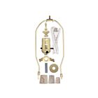 Satco S70-266 Polished Brass Create-A-Lamp Kit