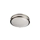 TCP 219F12A227KBN Brushed Nickel 20W LED Flush Mount