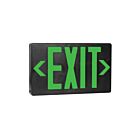 Tcp 22744BK Exit Sign Black/Green AC Only