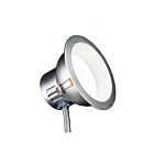Tcp DLC4SWUZDCCT2 Matte Silver LED 4" Commercial Downlight Diffuser CCT Selectable