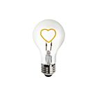 TCP FSA19HEARTBU 1.5W E26 LED Filament Bulb