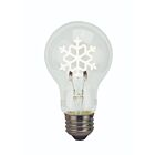 Tcp FSA19SNOWBD 0.3W LED A19 Snowflake Base Down Bulb