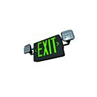 TCP LED20785B Black LED Combo Exit Sign Light