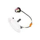 Tcp LEDDR4CCT1 11W 4" LED Flat Face Downlight CCT Selectable