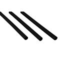 Techspan 669894B Black Dual Wall, Adhesive-Lined Heat Shrink Tubing (Pack of 100)