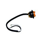 Techspan 712251B Amber LED 3/4" Round Clearance/Marker Lamp (Pack of 25)