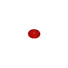 Techspan 716036B Red Round Reflector (Pack of 10)