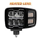 Techspan 725502-RR Black LED Snow Plow Light with Turn Signal Light Roadside Only