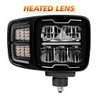 Techspan 725502-TC Black LED Snow Plow Light with Turn Signal Light Curbside Only