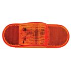 Techspan 735131B Amber LED Oval Mid-Turn Directional Signal Lamp (Pack of 10)
