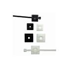 Techspan 762913B Natural Cable Tie Mounts for Ties (Pack of 500)
