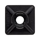 Techspan 762939B Black Cable Tie Mounts (Pack of 500)