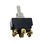 Techspan 765067B 20A Chrome Momentary Toggle Switch (Pack of 25)