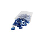 Techspan 766215C 15A Blue Standard Blade Fuses (Pack of 100)