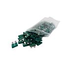 Techspan 766218C 30A Green Standard Blade Fuses (Pack of 100)