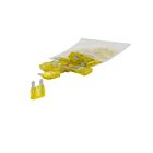 Techspan 766250Q 20A Yellow Maxi Blade Fuses (Pack of 25)