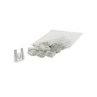 Techspan 766271Q 80A Clear Maxi Blade Fuses (Pack of 25)