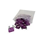 Techspan 766769Q 100A Violet Maxi Blade Fuses (Pack of 25)