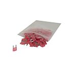 Techspan 766784C 4A Pink Mini Blade Fuses (Pack of 100)