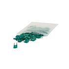 Techspan 766791C 30A Green Mini Blade Fuses (Pack of 100)