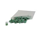 Techspan 766818C 30A Green Micro-2 Blade Fuses (Pack of 100)