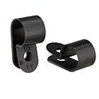 Techspan 767047C Black Nylon Cable Clamps (Pack of 100)