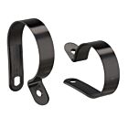 Techspan 767050C Black Nylon Cable Clamps (Pack of 100)