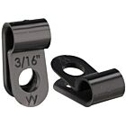 Techspan 767500C Black Nylon Cable Clamps (Pack of 100)