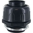 Techspan CCNY12500 Black 1-1/4" Nylon Liquid Tight Straight Connector