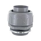 Techspan CCNY15008 Grey 1-1/2" Nylon Liquid Tight Straight Connector