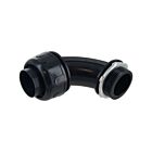 Techspan CCNY150900 Black 1-1/2" Nylon Liquid Tight Connector
