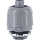 Techspan CCNY3758 Grey 3/8" Nylon Liquid Tight Straight Connector