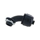 Techspan CCNY37900 Black 3/8" Nylon Liquid Tight Connector