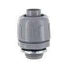 Techspan CCNY5008 Grey Nylon Liquid Tight Straight Connector