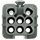 Techspan D07RC 10A Grey/Black Female Insert