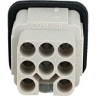 Techspan D08PC 10A White Male Insert