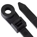 Techspan E14120MH0C Black Cable Ties (Pack of 100)