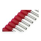 Techspan FER-18-8D Red Insulated Single Ferrule (Pack of 500)