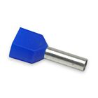 Techspan FER2-14-10B Blue Insulated Twin Ferrules (Pack of 250)