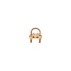 Techspan GU15 Bronze Ground Clamp Connector for One Or Two Conductors