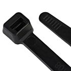 Techspan ICE-14120C-0 Black Cable Ties (Pack of 100)