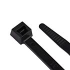 Techspan ICE-750C-0 Black Cable Ties (Pack of 100)