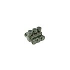 Techspan IPBBMNA2503D Aluminum Pre-Insulated Mountable Power Bar