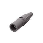 Techspan KL-150LMGY 150A Grey Set Screw Male Plug
