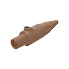 Techspan KL-400LFBN 400A Brown Set Screw Female Connector
