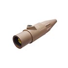 Techspan KL-400LMBN 400A Brown Set Screw Male Plug